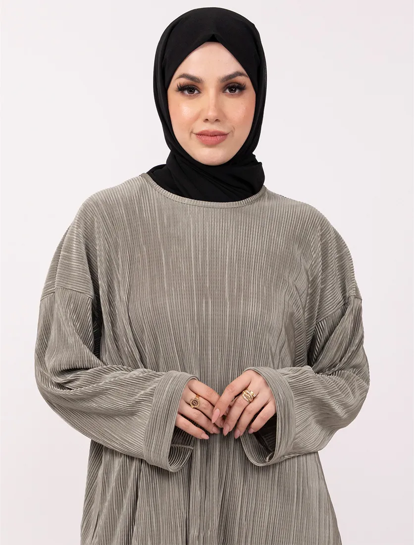 Sage Midi Plisse Co Ord